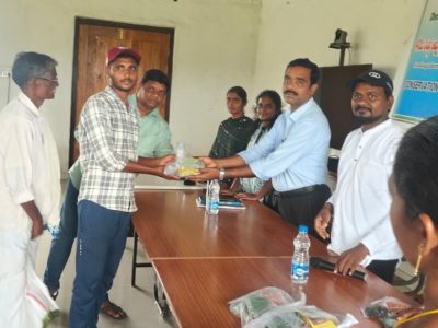 Activities in Karagudem — Nutri Garden seeds distribution programme
